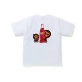 A Ape Print Baby Milo for Kids T Shirt Children's Clothing Cola Short Sleeve