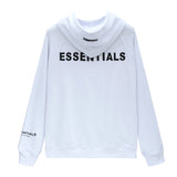 Fog Essentials Zipper Hoodie Autumn and Winter Fog Seventh Season Double Line Adhesive Letter Zipper Terry Hooded Sweater