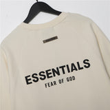 Fog Essentials Long Sleeve round Neck Sweatshirt Double Line Back Letter Crew Neck Pullover and Fleece Sweater