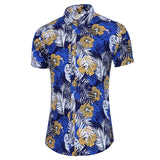 Men Beach Shirts Summer Shirt Large Size Short Sleeve Shirt