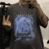 Harajuku Clothing for men Tshirt Classic Shirts Summer Cool Printed Loose T-shirt