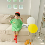 Baby Smiley Printed Shirt Girls' Short Sleeve