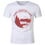 Man T Shirt round Neck Loose Print