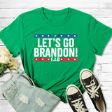 Let's Go Brandon T Shirt Men's and Women's Short-Sleeved T-shirt Short-Sleeved Top