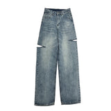 Harajuku Clothing Men Classic Retro Pants Straight Leg Pant Summer Vintage Jeans Men and Women Wide Leg Pants Trousers