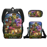 Encanto Backpack Single-Layer Pencil Case Small Shoulder Bag Three-Piece Set