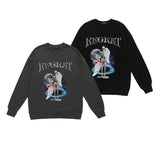 Men Fall Outfits Vintage Floral Print Long Sleeves T-shirt Loose Sweater