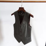 Men's Dress Vests Business Waistcoat Men's Slim-Fit Trendy Vest