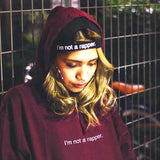 Kanye West Hoodie Hip Hop Cool Printed Velvet Padded Hooded Sweatshirt Hoodie