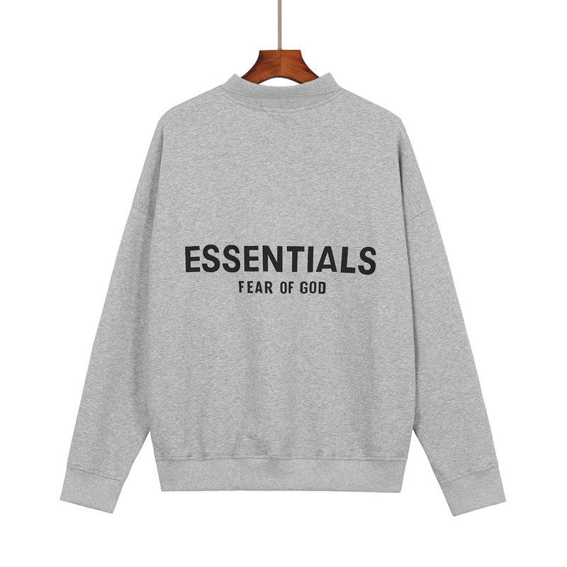 Fog Fear of God Sweatshirt 3D Letter Adhesive Fog Terry Men's Women's Pullover