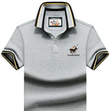 USPA Shirts Lapel Summer Men's T-shirt Polo Shirt Short Sleeve