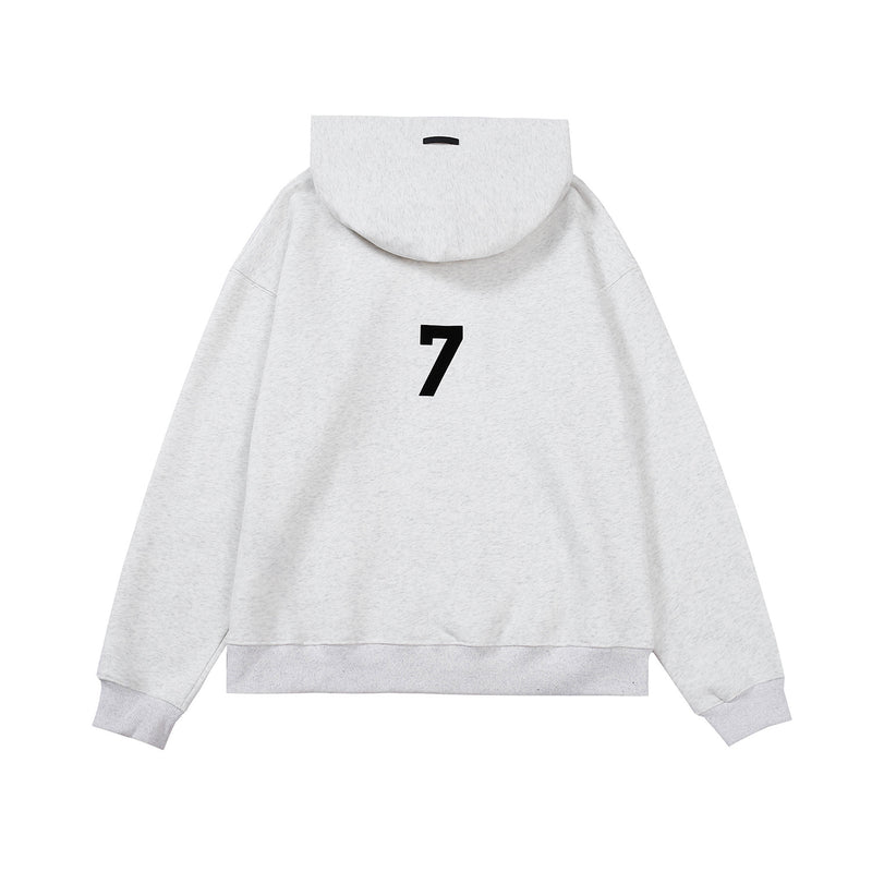 Fog Fear of God Hoodie ABC Chest Letter Hoodie Brushed Hoody Fog Men and Women Couple Baggy Coat