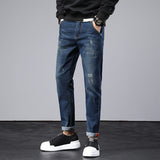Men Summer Jeans Spring Slim-Fitting Stretch Skinny Jeans Men's Jeans