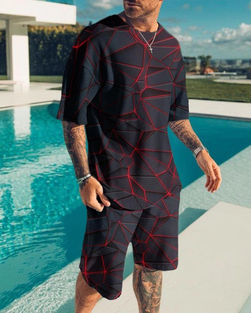 3D T Shirt Sleeve Shirt Printed Sky