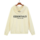 Fog Essentials Long Sleeve round Neck Neck Sweatshirt Autumn and Winter Fog Season 7 3D Embossed Terry Hooded Sweater