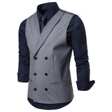 Men's Dress Vests Business Waistcoat Summer Men's plus Size Suit Vest