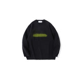 Men Fall Outfits Autumn and Winter Graffiti Letter Crew Neck Sweater Sweater