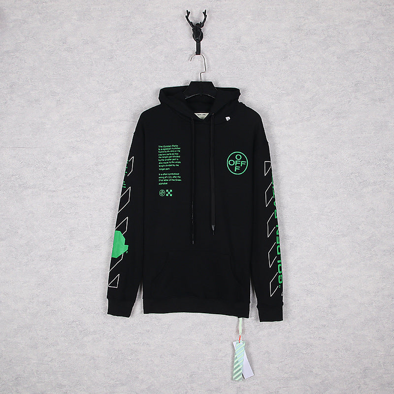 Autumn And Winter Three-Dimensional Geometric Pattern Round Neck Hooded Sweater