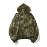 Fog Essentials Hoodie Autumn and Winter Fog Washed Distressed Tie-Dye Series Hooded Sweater