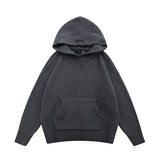 Fog Essentials Sweater Autumn and Winter Simplicity Solid Color Casual Knitted Hooded Sweater Same Style for Men and Women