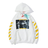 Autumn And Winter Caravaggio Oil Painting Series Velvet Padded Hooded Sweatshirt