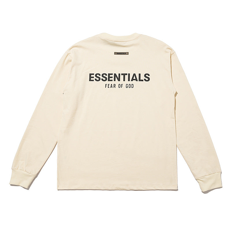 Fog Fear of God Sweatshirt Back Letter Crew Neck Sweatshirt Fog Men and Women