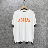 Amiri T Shirt Letter Inverted Rabbit Head Casual Round Neck