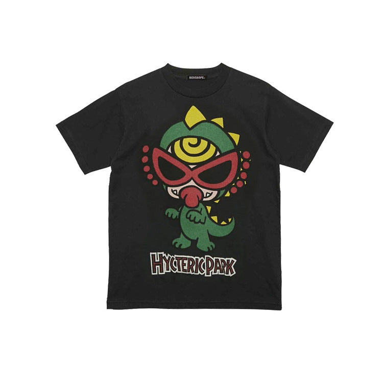 A Ape Print for Kids T Shirt Summer Cartoon Nipple Fashionable T-shirt