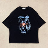 Harajuku Clothing Men's Tshirt Classic Retro Shirts Summer Printed T-shirt Men's and Women's Tops