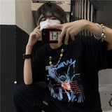 Harajuku Clothing Men's Tshirt Classic Retro Shirts Summer Printed T-shirt Men's and Women's Tops