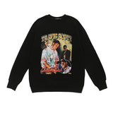 Men Fall Outfits Vintage Oversize Sweater Pullover Couple's Tops