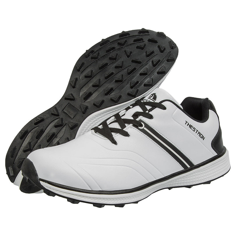 Men Golf Shoes Waterproof Microfiber Upper