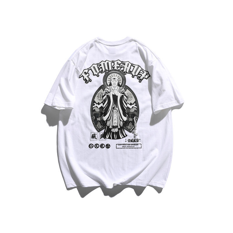 2022 Summer man t shirt Couple Neutral round Neck Half Sleeve