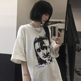 Harajuku Clothing Men's Tshirt Classic Retro Shirts Summer Vintage Printed Men's Short-Sleeved T-shirt Top Base