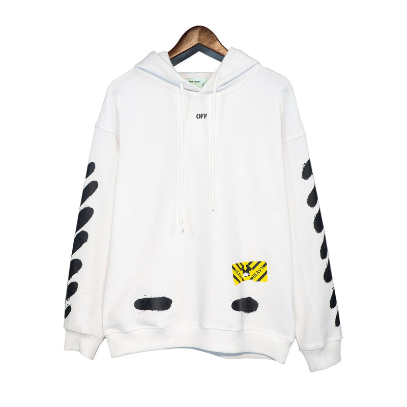 Autumn And Winter Splash-Ink Paint Speed Bump Hooded Sweater For Men And Women