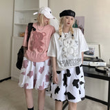 Harajuku Clothes Casual Shorts Men's and Women's Loose Sports Casual Pants