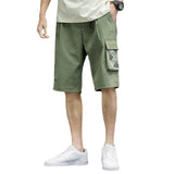 Men Cargo Shorts Men's Summer Outdoor Casual Sports Cargo Loose Ice Silk Fifth Pants