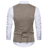 Tuxedo Vests Men Suit Vest Suit Autumn and Winter Vest Casual