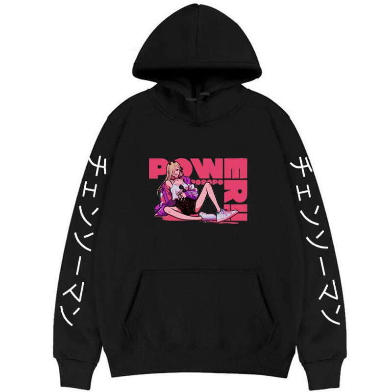 Chainsaw Man Hoodie Anime Pava Creative Sweater
