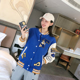 Varsity Jacket for Men Baseball Jackets Spring Cartoon Jacket Coat