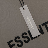 Fog Essentials Long Sleeve round Neck Sweatshirt Double Line Stereo Glue Lettered Casual Long Sleeve