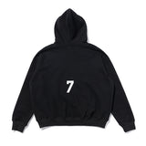 Fog Topsabc Letter Print Brushed Hoody Men's and Women's Youth Couple Hoodie fear of god