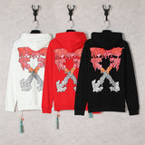 Autumn And Winter Gradient Melting Arrow Pattern Hooded Sweater For Men And Women