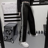 Harajuku Clothing Men Classic Retro Pants Straight Leg Pant Summer Sports Pants Harem Straight-Leg Pants Casual Pants Men and Women