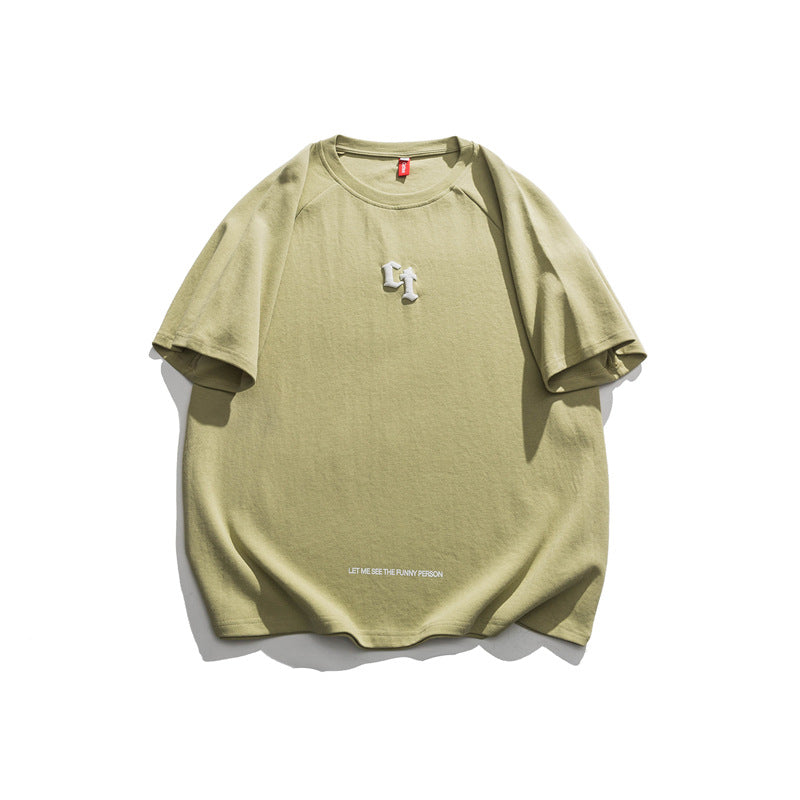 2022 Summer man t shirt Letter Print Short-Sleeve