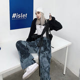 Harajuku Clothing Men Classic Retro Pants Straight Leg Pant Vintage High Waist Casual Pants Men and Women Wide Leg Pants Trousers