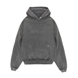 Present Letter Print Hoodie Present Chest Embroidered Letter Hooded Sweater Loose Couple Hoodie