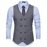 Tuxedo Vests Men Suit Vest Suit Autumn and Winter Vest Casual