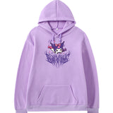 Kuromi Hoodie Harajuku Cute Printed Hoodie Autumn and Winter Leisure Sweater for Women