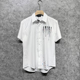 Amiri T Shirt Color Splash Ink